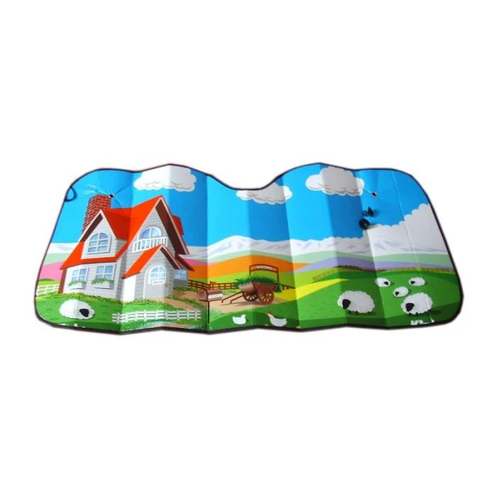 Foldable PE Aluminum Foil Car Sunshade